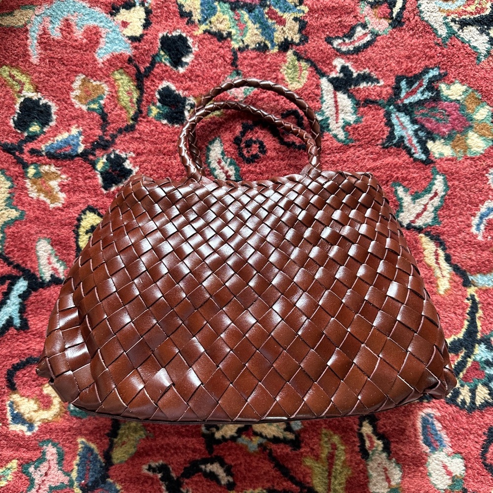 Woven Leather Bag